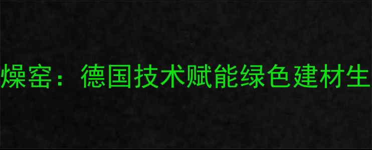 图片 进口连续式木材干燥窑：德国技术赋能绿色建材生产的高效解决方案